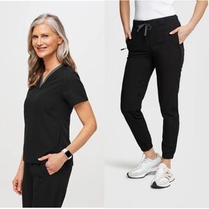 Figs Scrub Bundle. Women’s Medium, Black. (Lesage Jogger - M, Oran Top - M. NWT